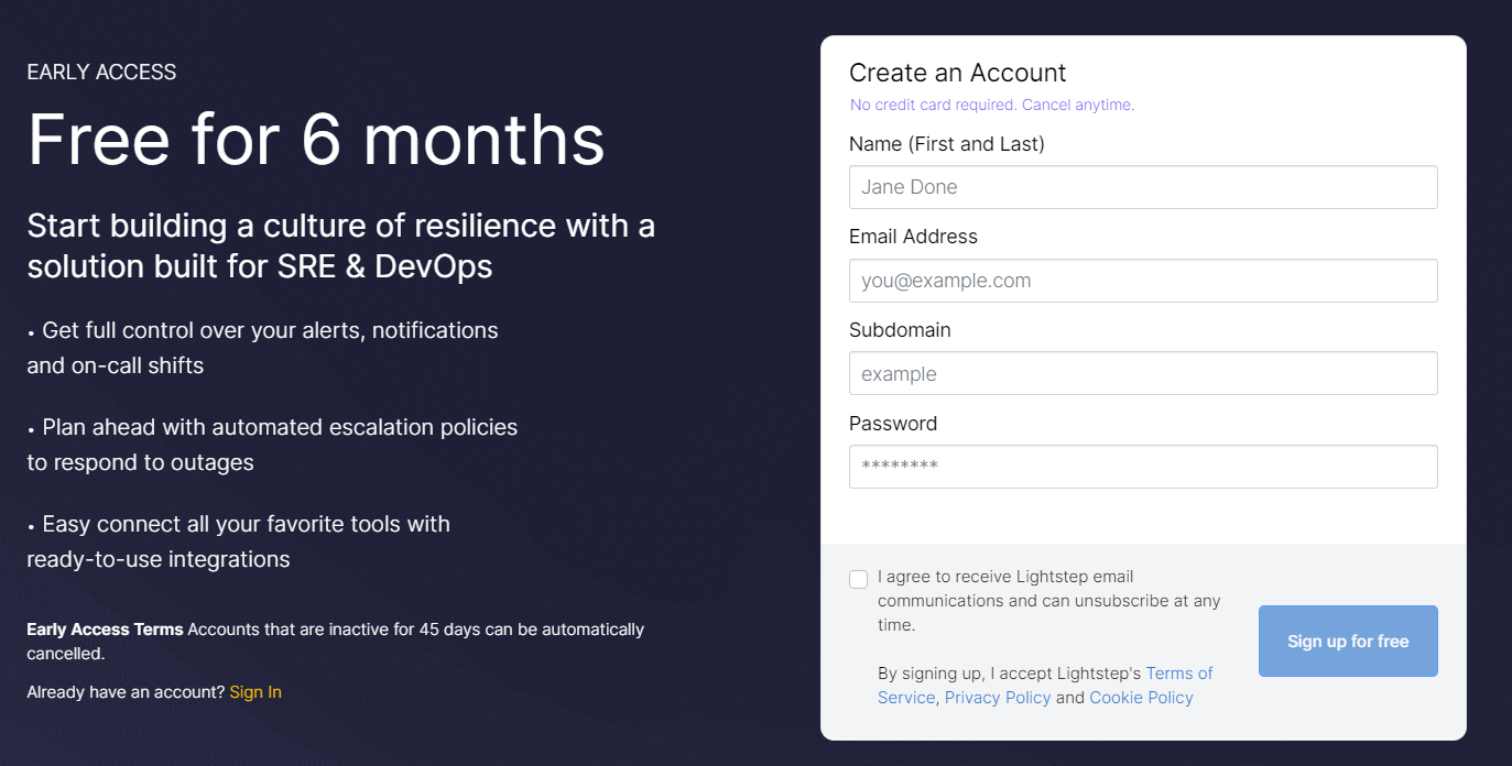 PagerDuty vs Lightstep Incident Response Pericror